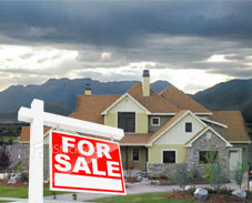 Photo of House with SALE sign